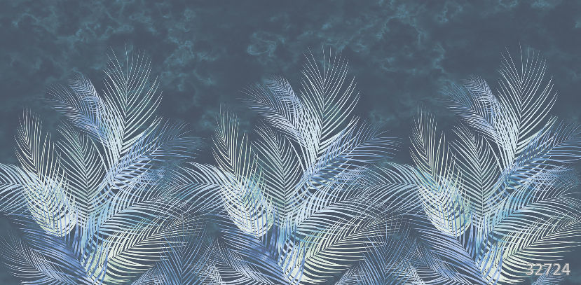 Tropical rainbow blue