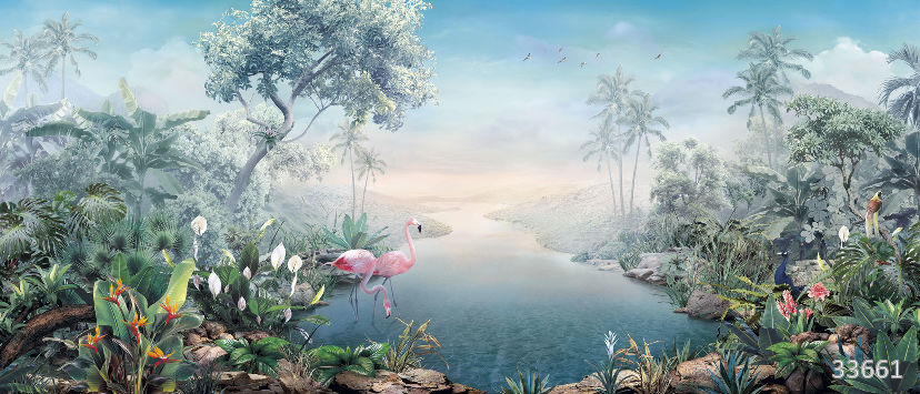Tropical river blue