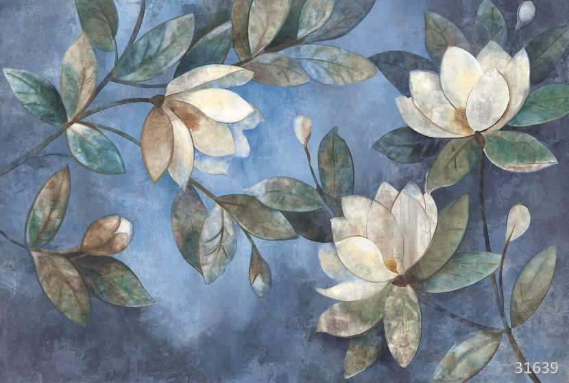 Water lily blue
