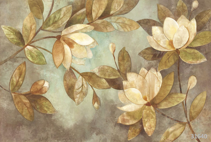 Water lily sepia