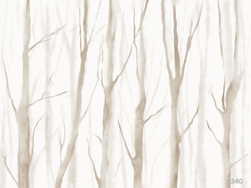 Watercolor trees
