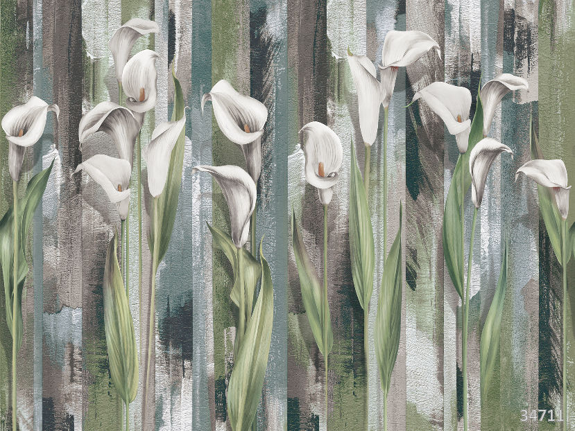 White calla lilies